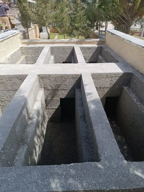 Mezar zemini ve çevre kaplaması uygulaması — Antep Mezarcı
