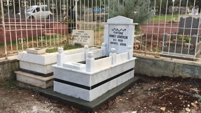Gaziantep’te tamamlanan beyaz mermer mezar uygulaması — Antep Mezarcı